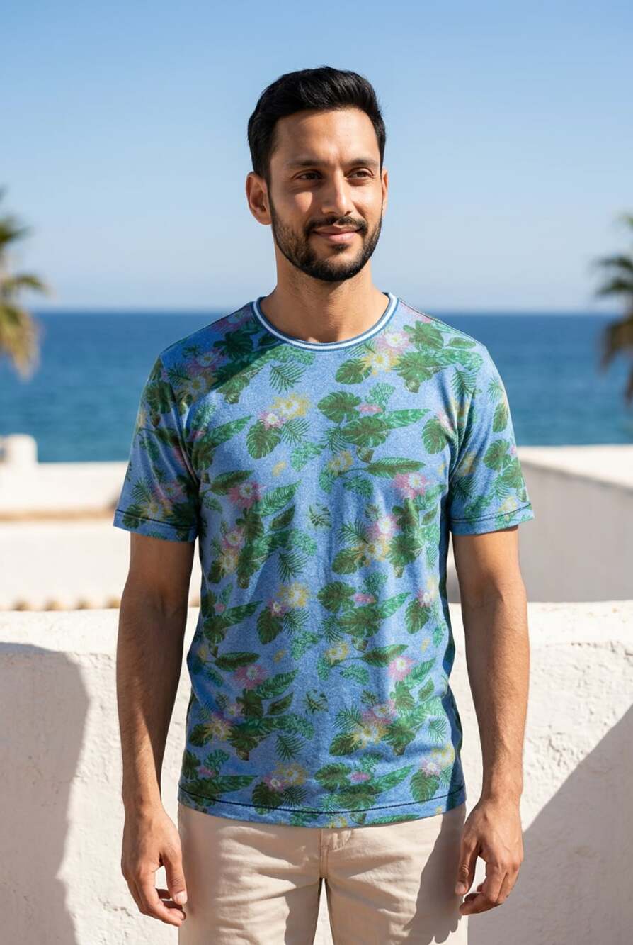 BOGO Huntington BC Surf Team Tropical Floral T-Shirt Size XL